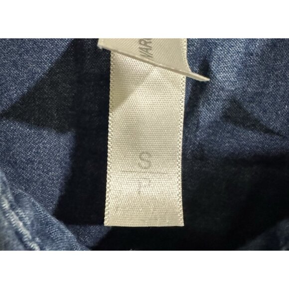 Warehouse One Button Up Shirt women Size Small Blue - Picture 6 of 11